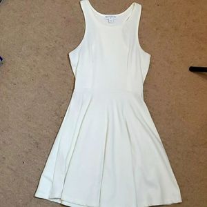 Eggshell white tank dress